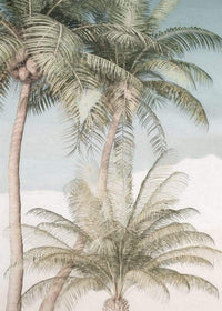 Komar Palm Oasis Vlies Fotobehang 200x280cm 2 banen | Yourdecoration.be