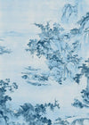 Komar Blue China Vlies Fotobehang 200x280cm 2 banen | Yourdecoration.be