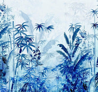 Komar Blue Jungle Vlies Fotobehang 300x280cm 3 banen | Yourdecoration.be