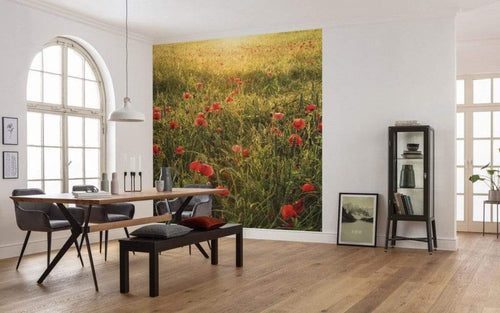 Komar Poppy World Vlies Fotobehang 250x280cm 5 banen Sfeer | Yourdecoration.be