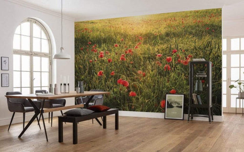 Komar Poppy World Vlies Fotobehang 450x280cm 9 banen Sfeer | Yourdecoration.be