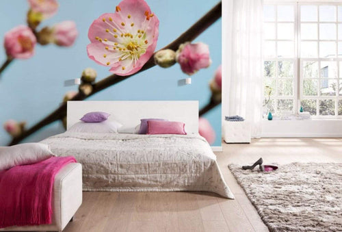 Komar Peach Blossom Fotobehang 350x250cm 7 banen Sfeer | Yourdecoration.be